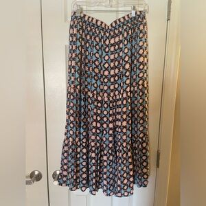 LOFT Maxi Tiered Skirt - Size Large